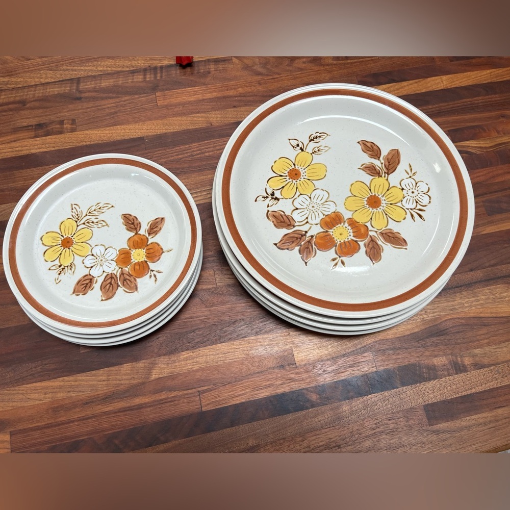 Autumn Collection Stoneware “Wildwood”

Set of 4 dinner plates, 4 salad plates